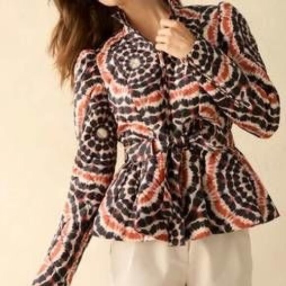 Marie Oliver Jackets & Blazers - Marie Oliver Raven Quilted Peplum Puffer Jacket Size Small New With Tag